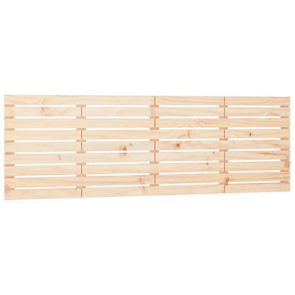 Testiera da Parete 206x3x63 cm in Legno Massello di Pino