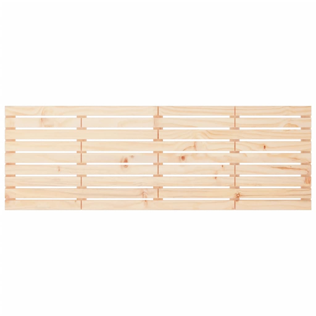 Testiera da Parete 206x3x63 cm in Legno Massello di Pino
