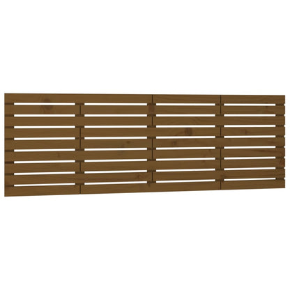 Testiera da Parete Ambra 206x3x63 cm in Legno Massello di Pino