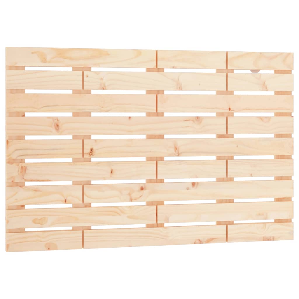 Testiera da Parete 96x3x63 cm in Legno Massello di Pino
