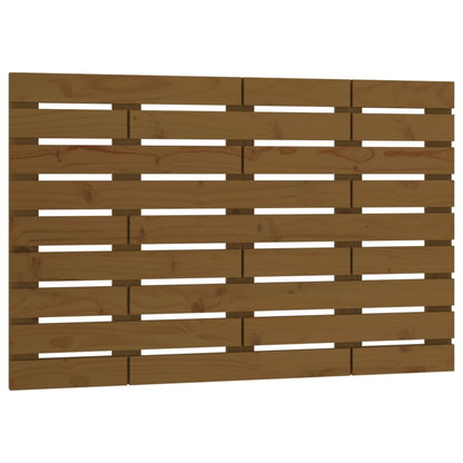 Testiera da Parete Ambra 96x3x63 cm in Legno Massello di Pino