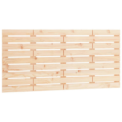 Testiera da Parete 126x3x63 cm in Legno Massello di Pino