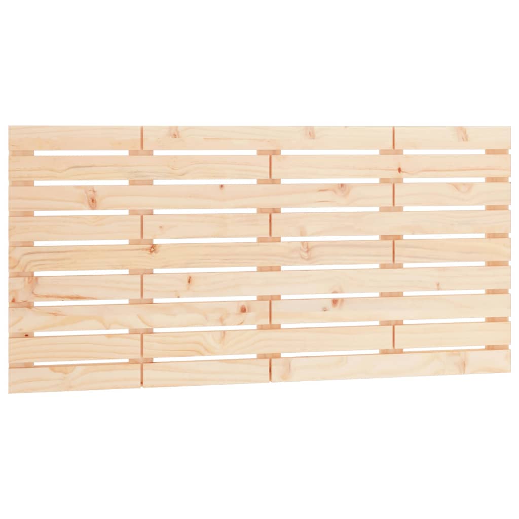 Testiera da Parete 146x3x63 cm in Legno Massello di Pino