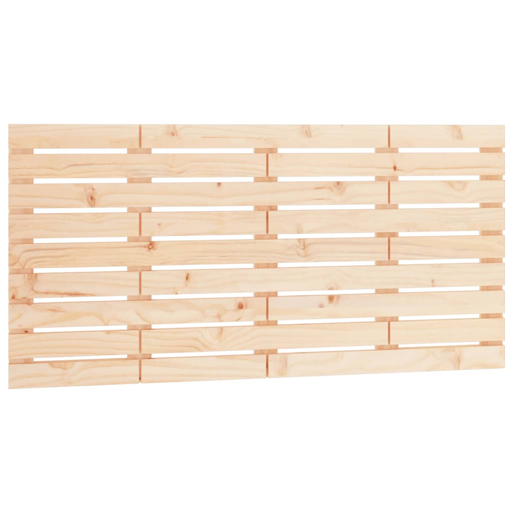 Testiera da Parete 156x3x63 cm in Legno Massello di Pino