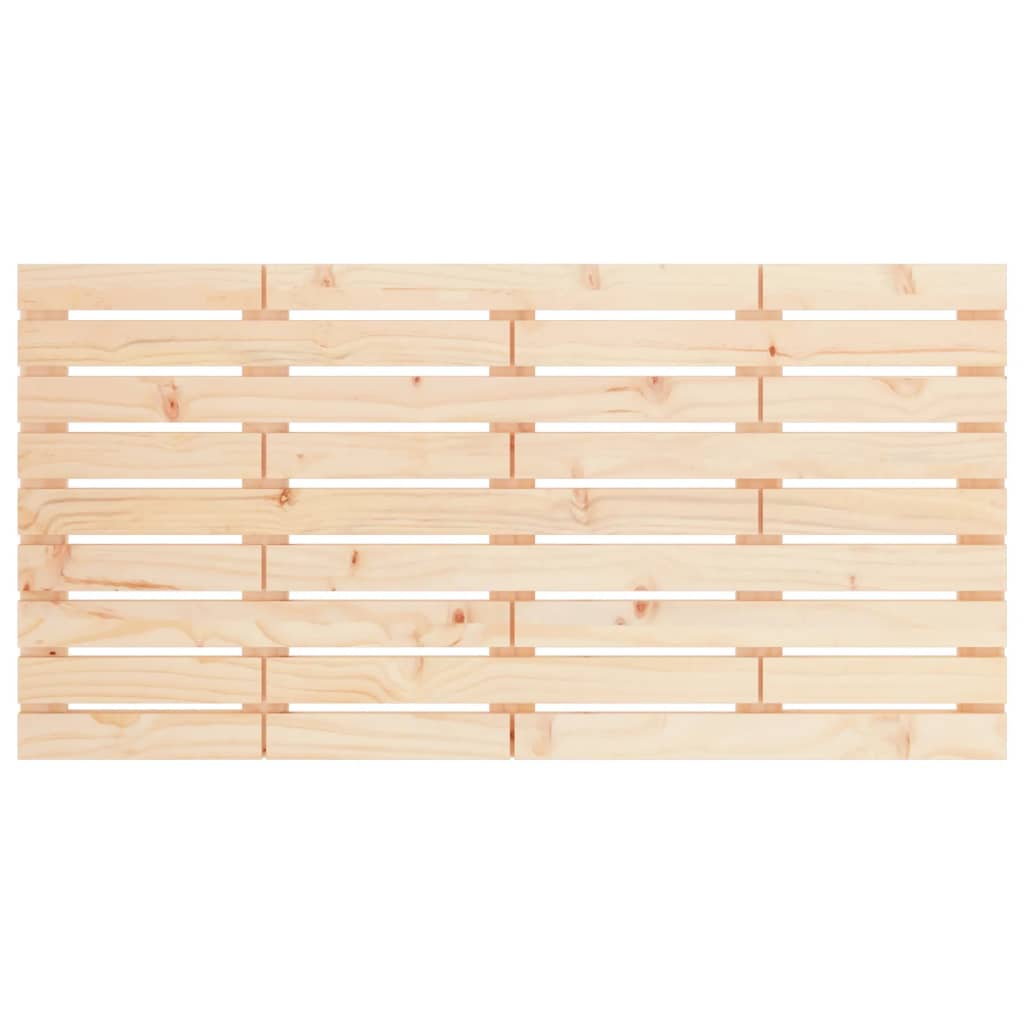 Testiera da Parete 156x3x63 cm in Legno Massello di Pino