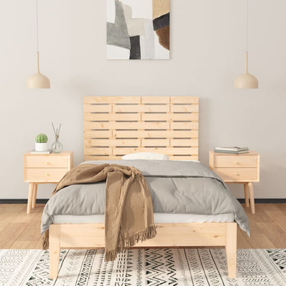 Testiera da Parete 81x3x63 cm in Legno Massello di Pino