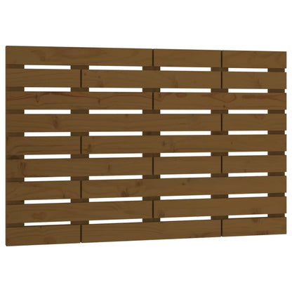 Testiera da Parete Ambra 81x3x63 cm in Legno Massello di Pino