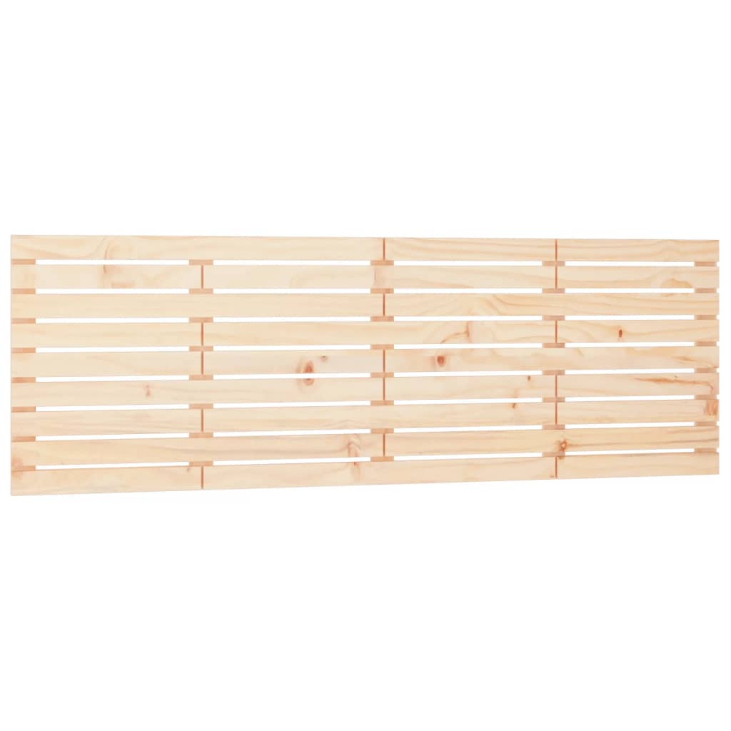 Testiera da Parete 166x3x63 cm in Legno Massello di Pino