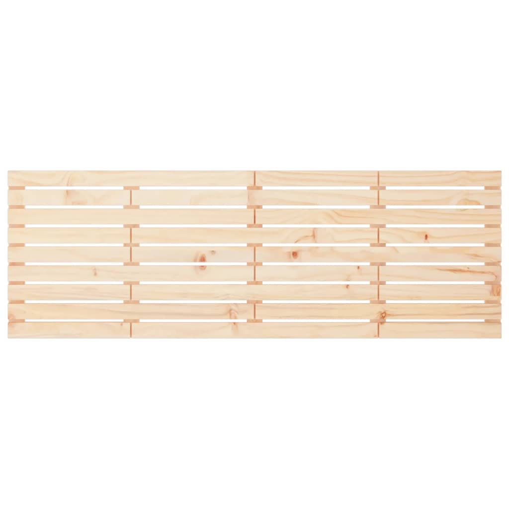 Testiera da Parete 186x3x63 cm in Legno Massello di Pino