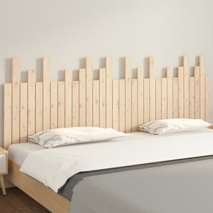 Testiera da Parete 204x3x80 cm in Legno Massello di Pino