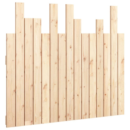 Testiera da Parete 95,5x3x80 cm in Legno Massello di Pino