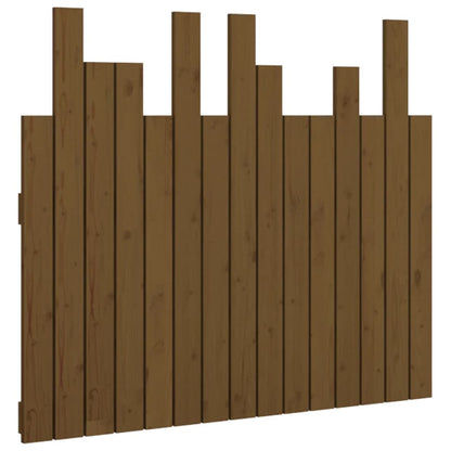 Testiera da Parete Ambra 95,5x3x80 cm in Legno Massello di Pino