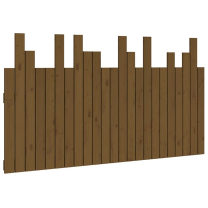 Testiera da Parete Ambra 146,5x3x80cm in Legno Massello di Pino