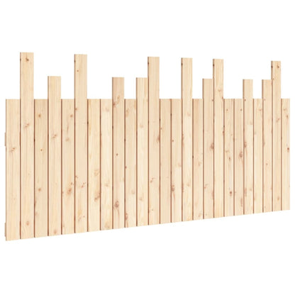 Testiera da Parete 159,5x3x80 cm in Legno Massello di Pino