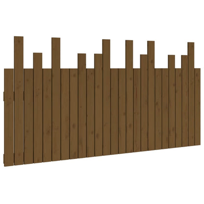 Testiera da Parete Ambra 159,5x3x80cm in Legno Massello di Pino