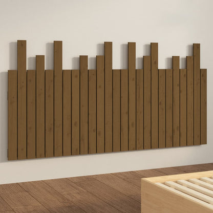 Testiera da Parete Ambra 159,5x3x80cm in Legno Massello di Pino