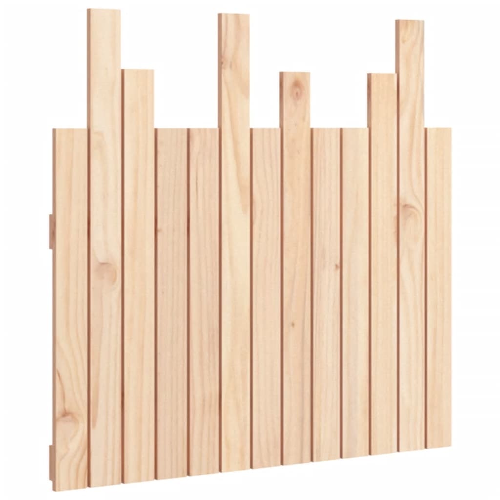 Testiera da Parete 82,5x3x80 cm in Legno Massello di Pino