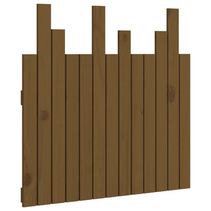 Testiera da Parete Ambra 82,5x3x80cm in Legno Massello di Pino