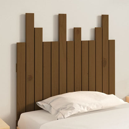 Testiera da Parete Ambra 82,5x3x80cm in Legno Massello di Pino