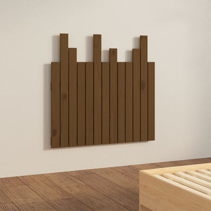 Testiera da Parete Ambra 82,5x3x80cm in Legno Massello di Pino