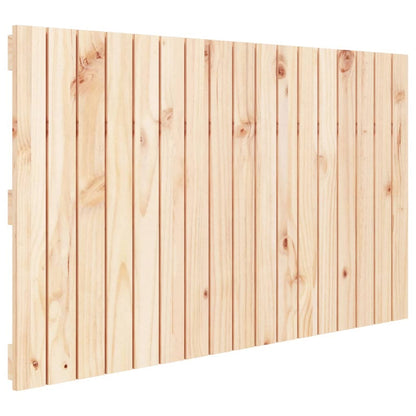 Testiera da Parete 108x3x60 cm in Legno Massello di Pino