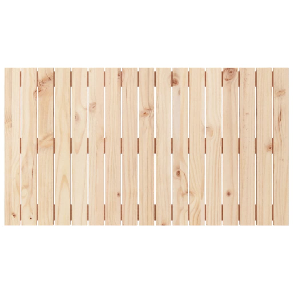 Testiera da Parete 108x3x60 cm in Legno Massello di Pino