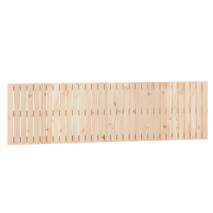 Testiera da Parete 204x3x60 cm in Legno Massello di Pino