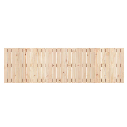 Testiera da Parete 204x3x60 cm in Legno Massello di Pino