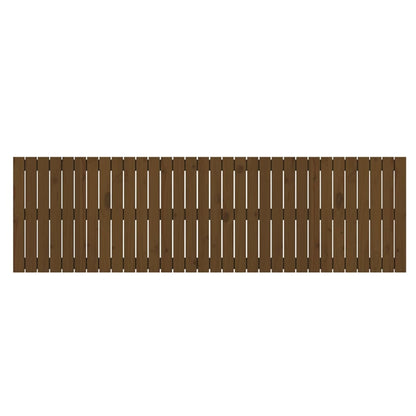 Testiera da Parete Ambra 204x3x60 cm in Legno Massello di Pino