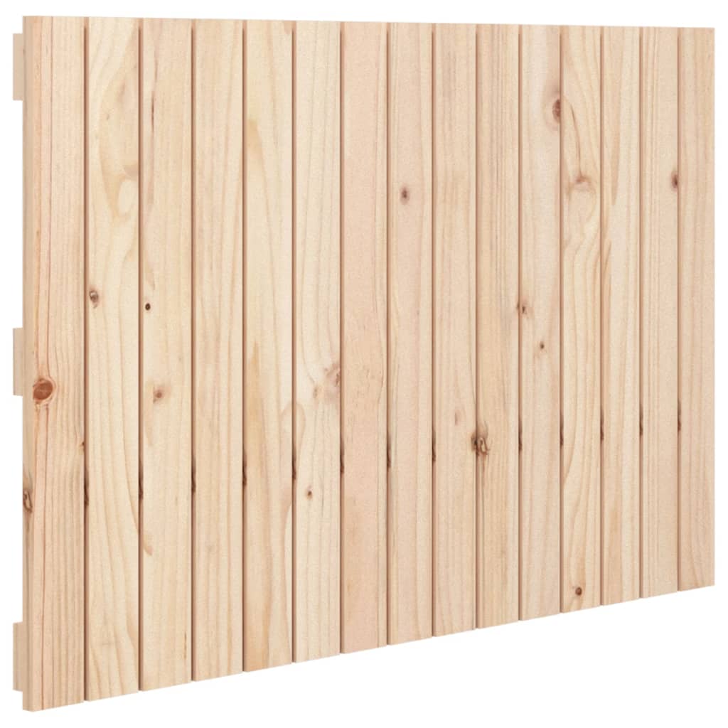 Testiera da Parete 95,5x3x60 cm in Legno Massello di Pino