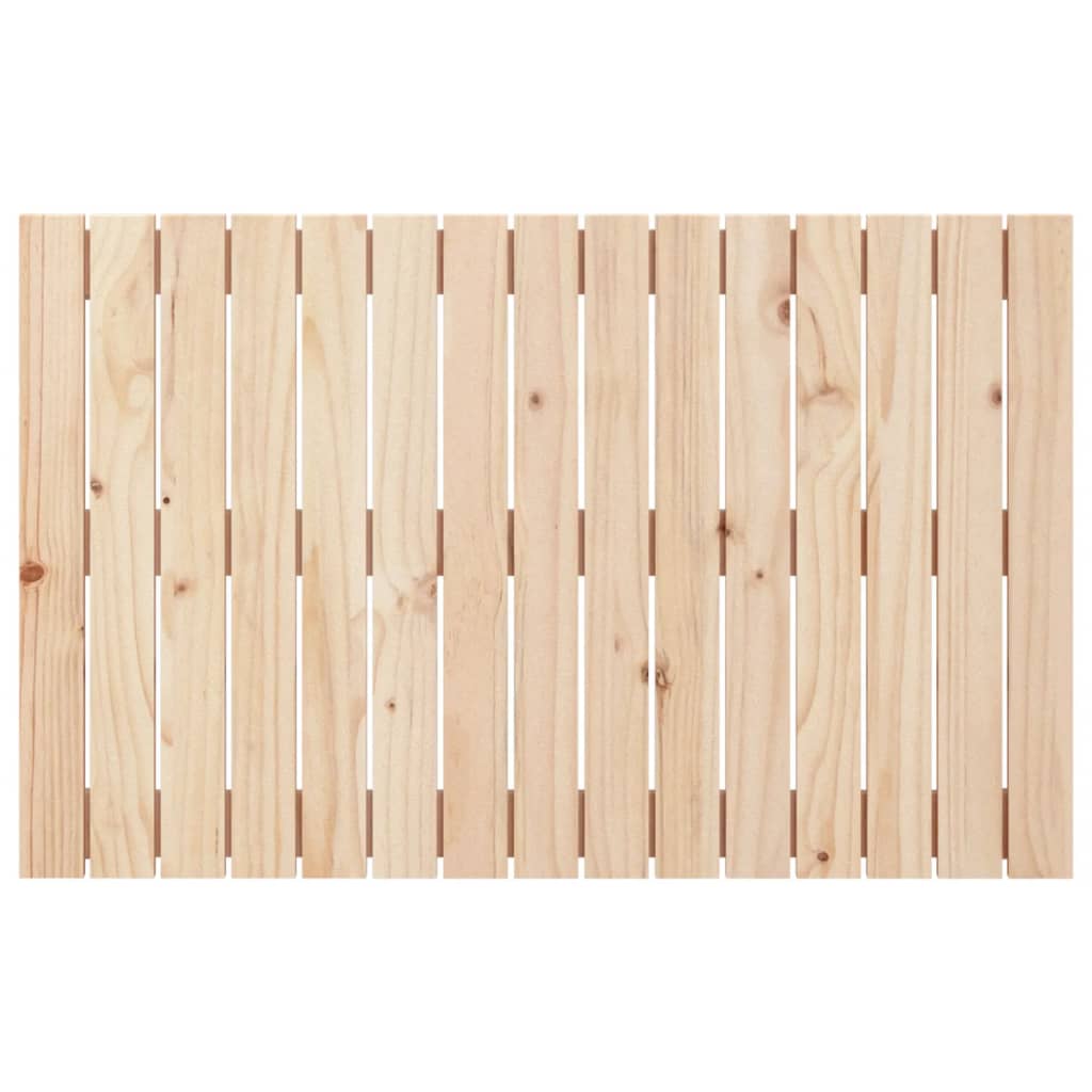 Testiera da Parete 95,5x3x60 cm in Legno Massello di Pino