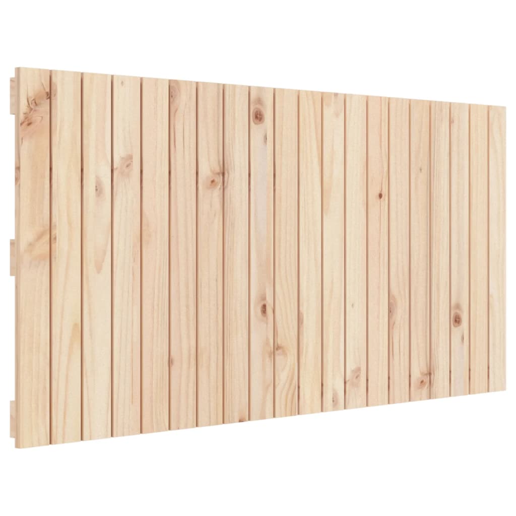 Testiera da Parete 127,5x3x60 cm in Legno Massello di Pino