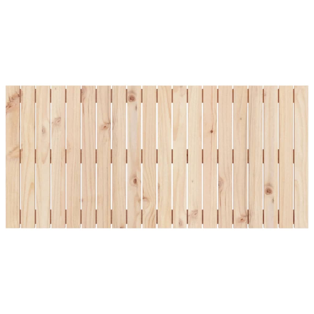 Testiera da Parete 127,5x3x60 cm in Legno Massello di Pino
