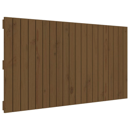 Testiera da Parete Ambra 127,5x3x60cm in Legno Massello di Pino