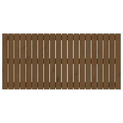 Testiera da Parete Ambra 127,5x3x60cm in Legno Massello di Pino