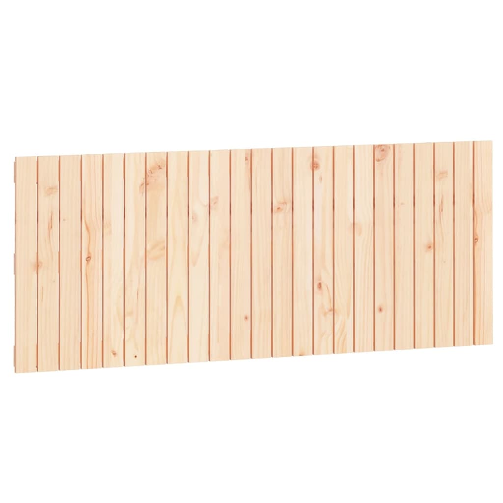 Testiera da Parete 147x3x60 cm in Legno Massello di Pino