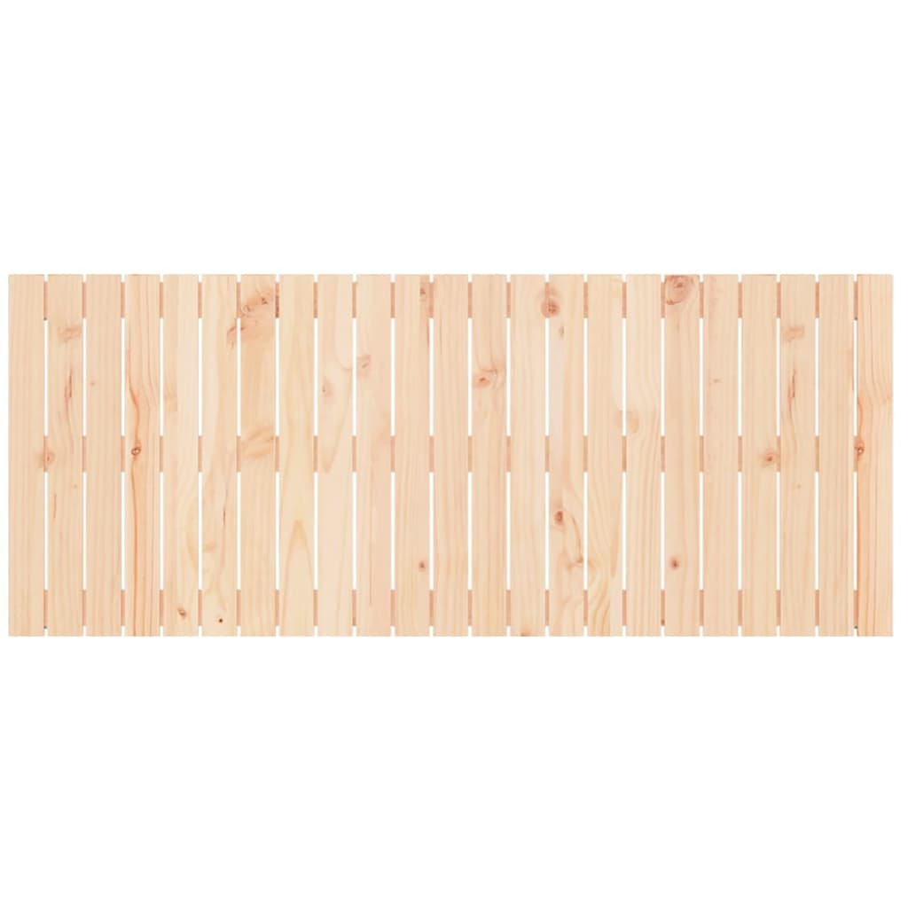 Testiera da Parete 147x3x60 cm in Legno Massello di Pino