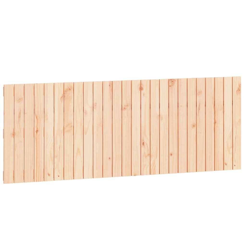 Testiera da Parete 159,5x3x60 cm in Legno Massello di Pino