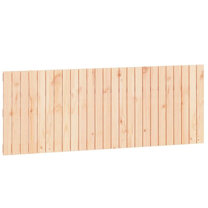 Testiera da Parete 159,5x3x60 cm in Legno Massello di Pino