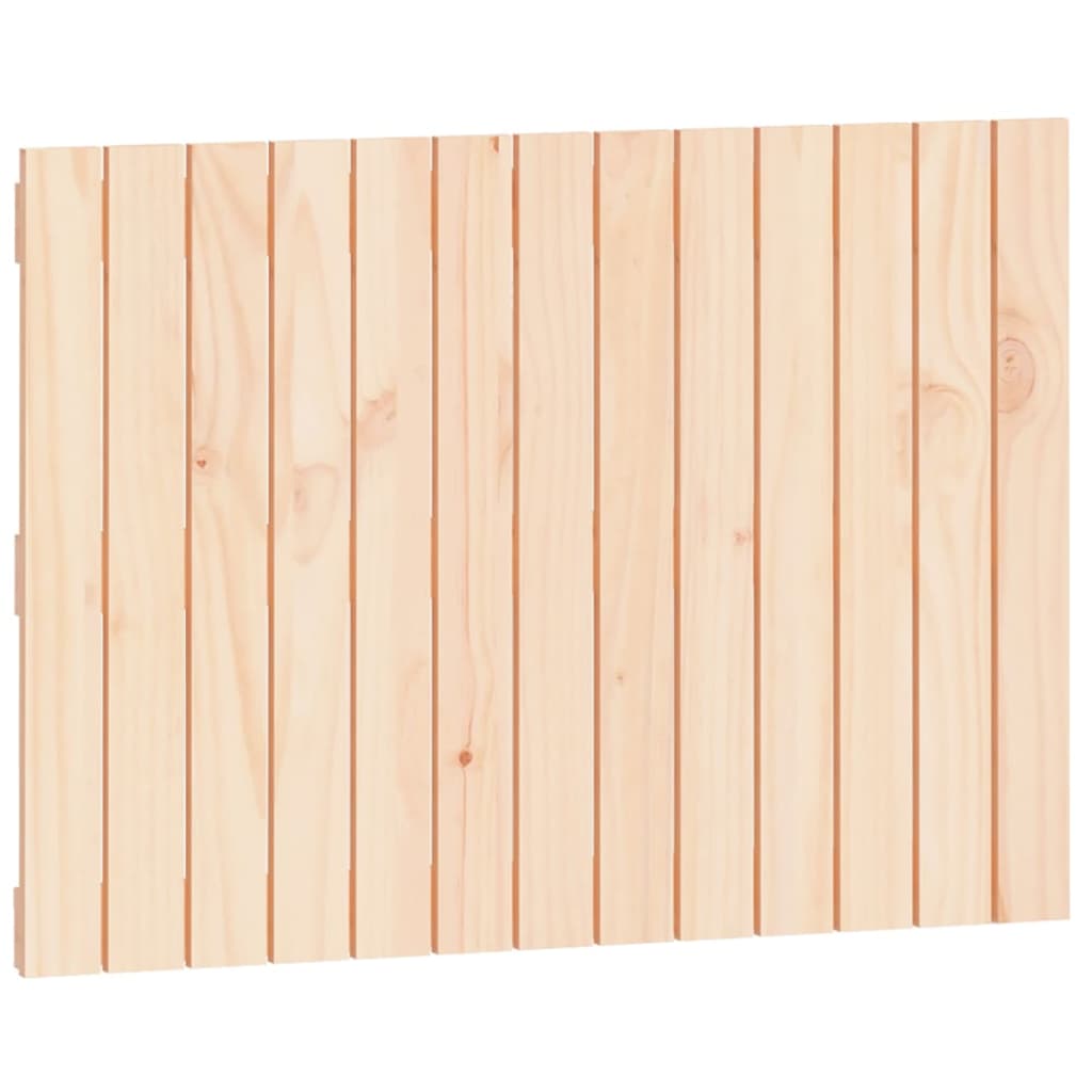 Testiera da Parete 82,5x3x60 cm in Legno Massello di Pino