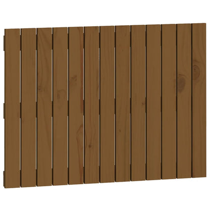 Testiera da Parete Ambra 82,5x3x60 cm in Legno Massello di Pino
