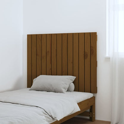 Testiera da Parete Ambra 82,5x3x60 cm in Legno Massello di Pino