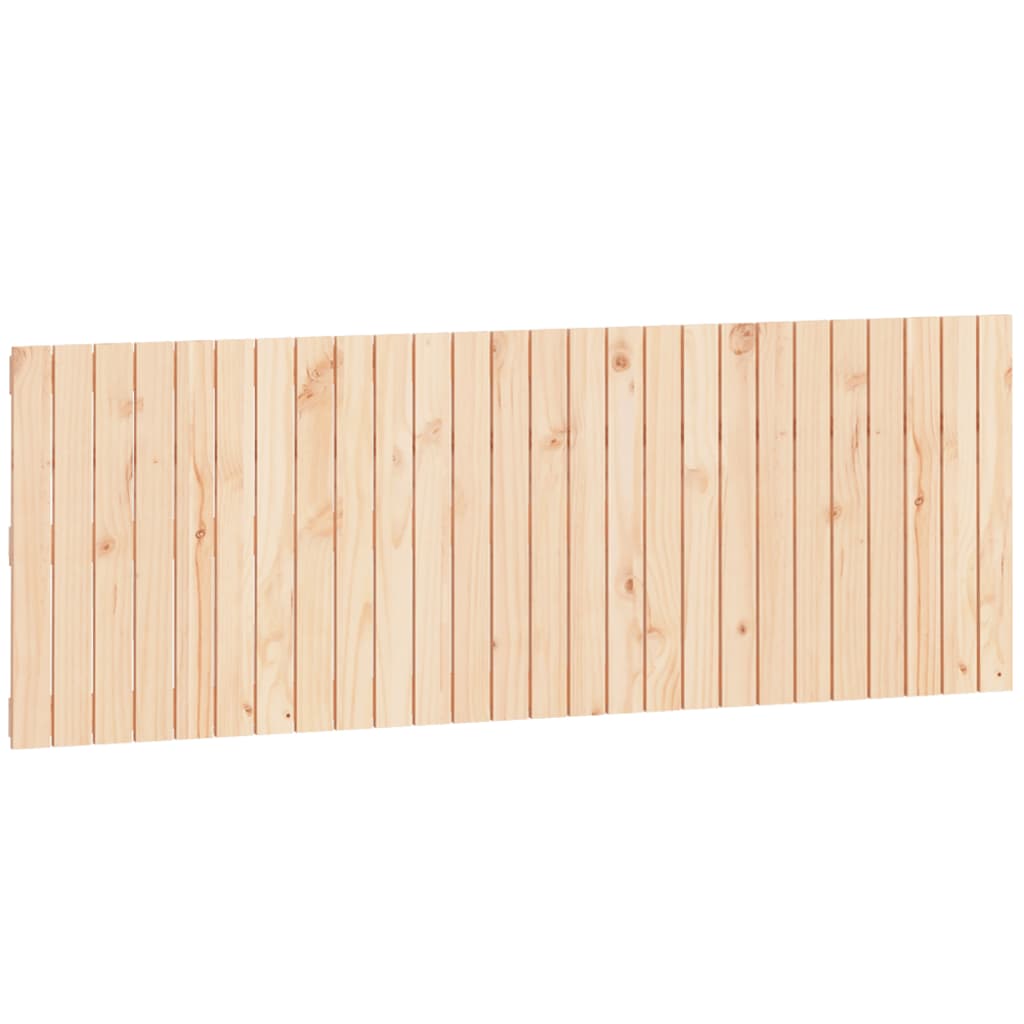 Testiera da Parete 166x3x60 cm in Legno Massello di Pino