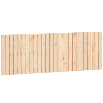 Testiera da Parete 166x3x60 cm in Legno Massello di Pino