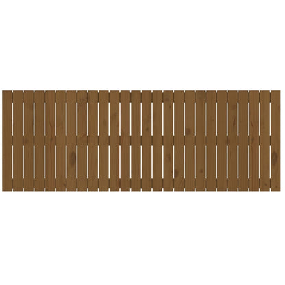 Testiera da Parete Ambra 166x3x60 cm in Legno Massello di Pino