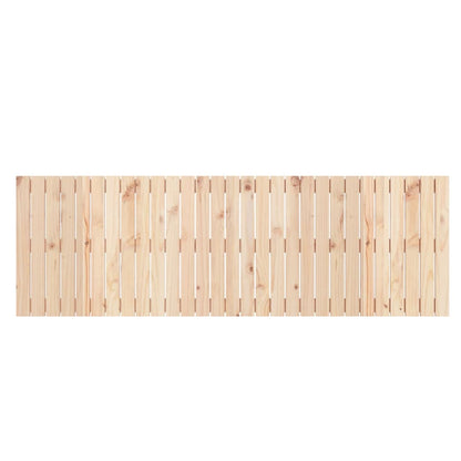 Testiera da Parete 185x3x60 cm in Legno Massello di Pino