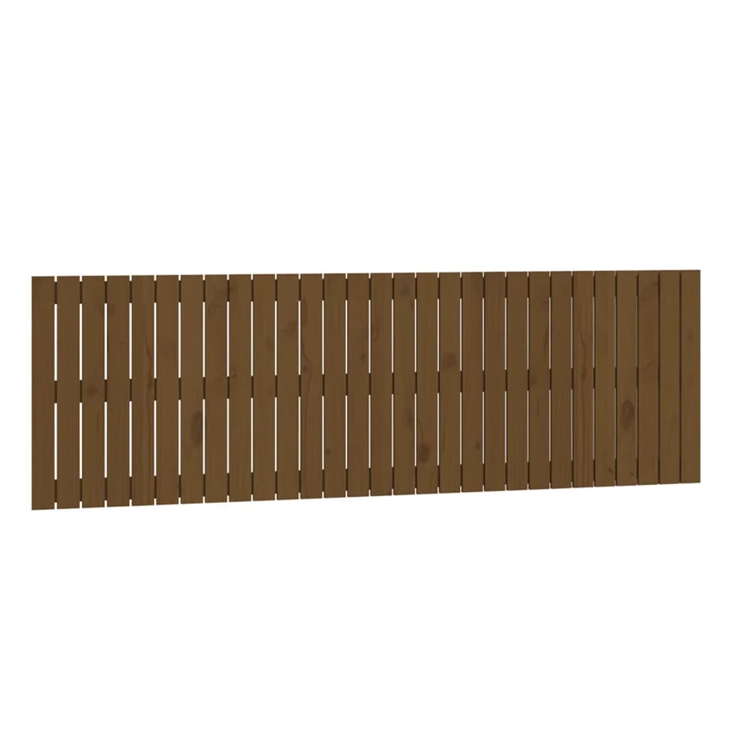 Testiera da Parete Ambra 185x3x60 cm in Legno Massello di Pino