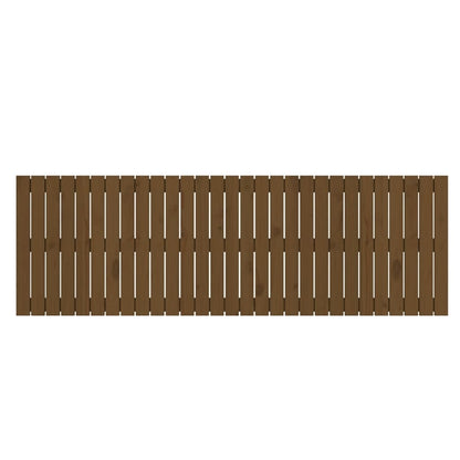 Testiera da Parete Ambra 185x3x60 cm in Legno Massello di Pino
