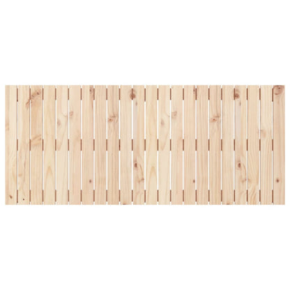 Testiera da Parete 140x3x60 cm in Legno Massello di Pino