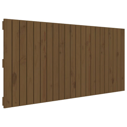 Testiera da Parete Ambra 140x3x60 cm in Legno Massello di Pino